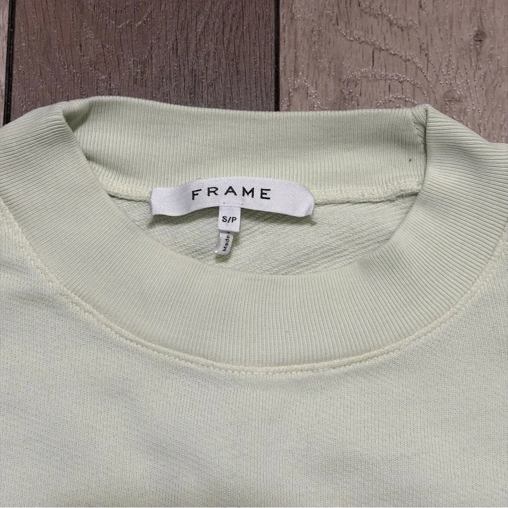 Frame Denim Mint Crewneck Sweater